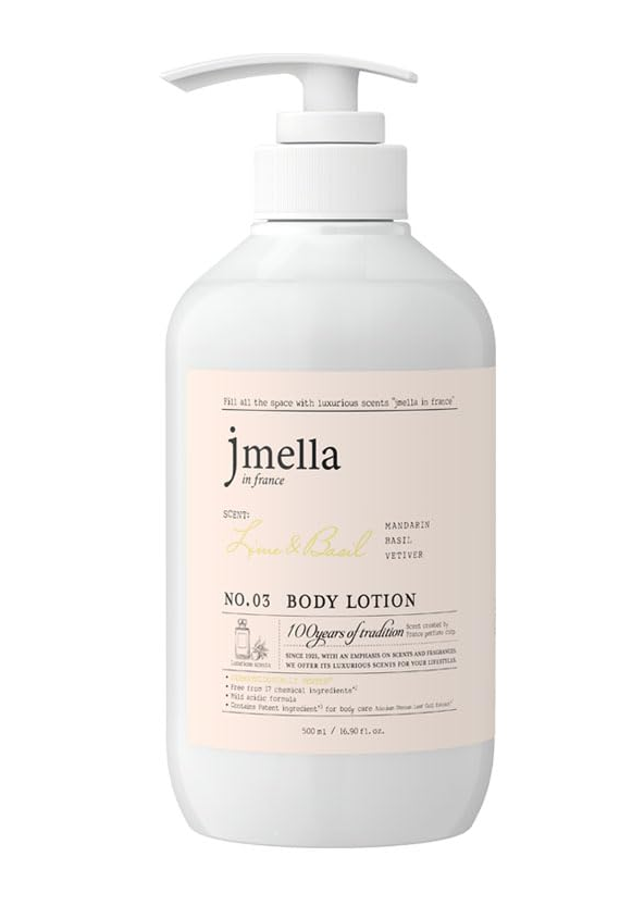 Парфюмированный лосьон для тела Jmella In France Lime & Basil 500мл